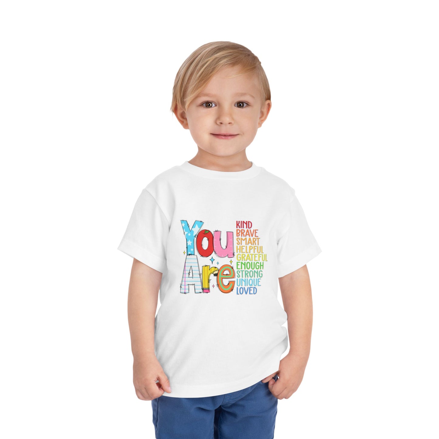 🌈 YOU ARE... Toddler Tee – Confidence Begins in Childhood